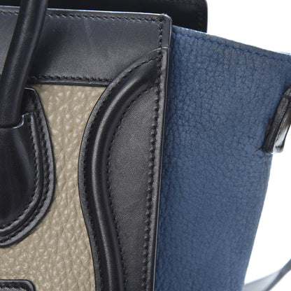 Celine Bullhide Calfskin Nubuck Nano Tri-Color Luggage Light Taupe 18 of 18