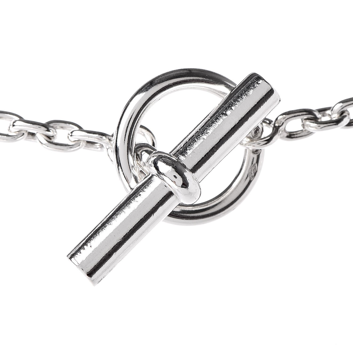 Hermes Sterling Silver Farandole Necklace 4 of 6