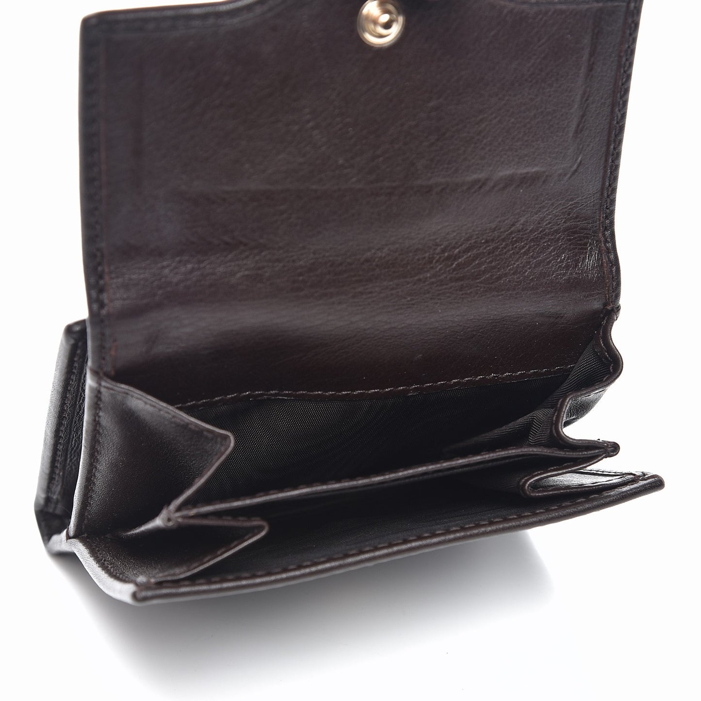 Guccissima Sukey French Flap Wallet Chocolate