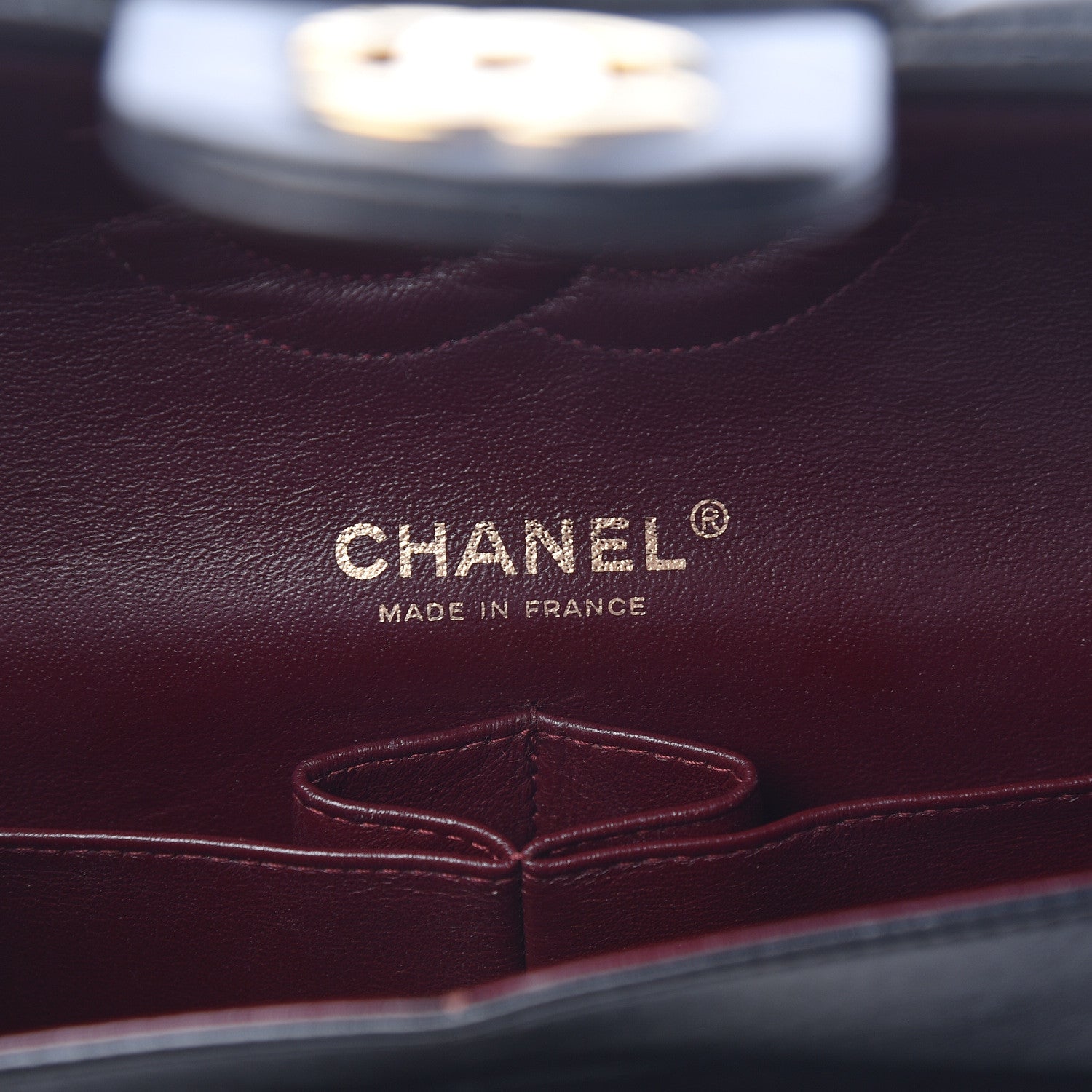 Chanel Lambskin Quilted Medium Double Flap Black 7 of 10