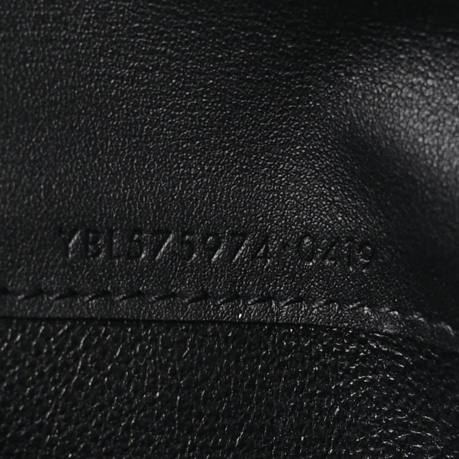 Saint Laurent Patent Grain De Poudre Matelasse Chevron Monogram Zipped Two-Part Wallet Royal Blue 8 of 10