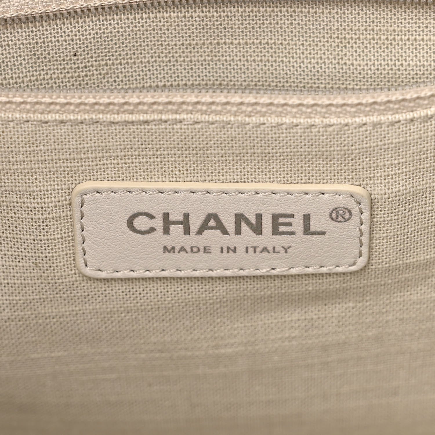 Chanel Mixed Fibers Small Deauville Tote Light Blue 6 of 10