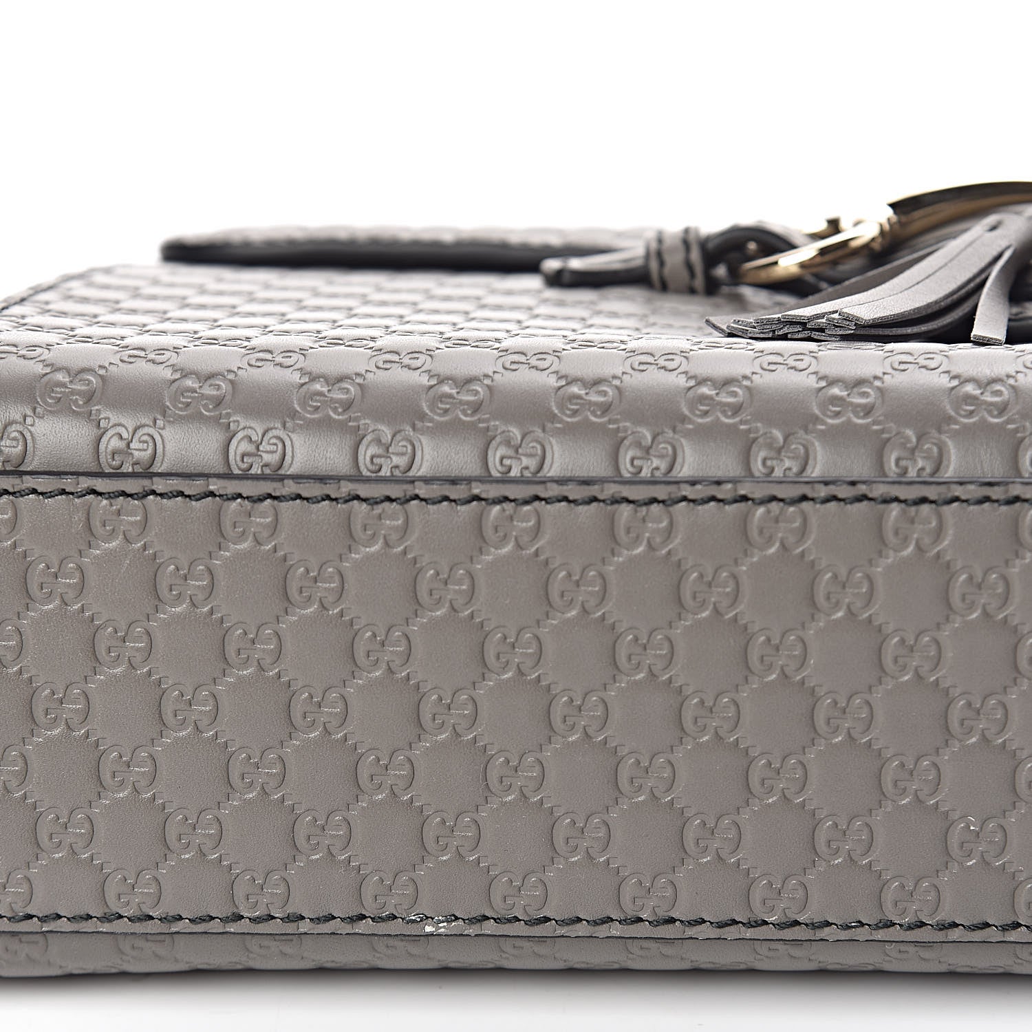 Gucci Soft Microguccissima Medium Emily Chain Shoulder Bag Loess 9 of 15