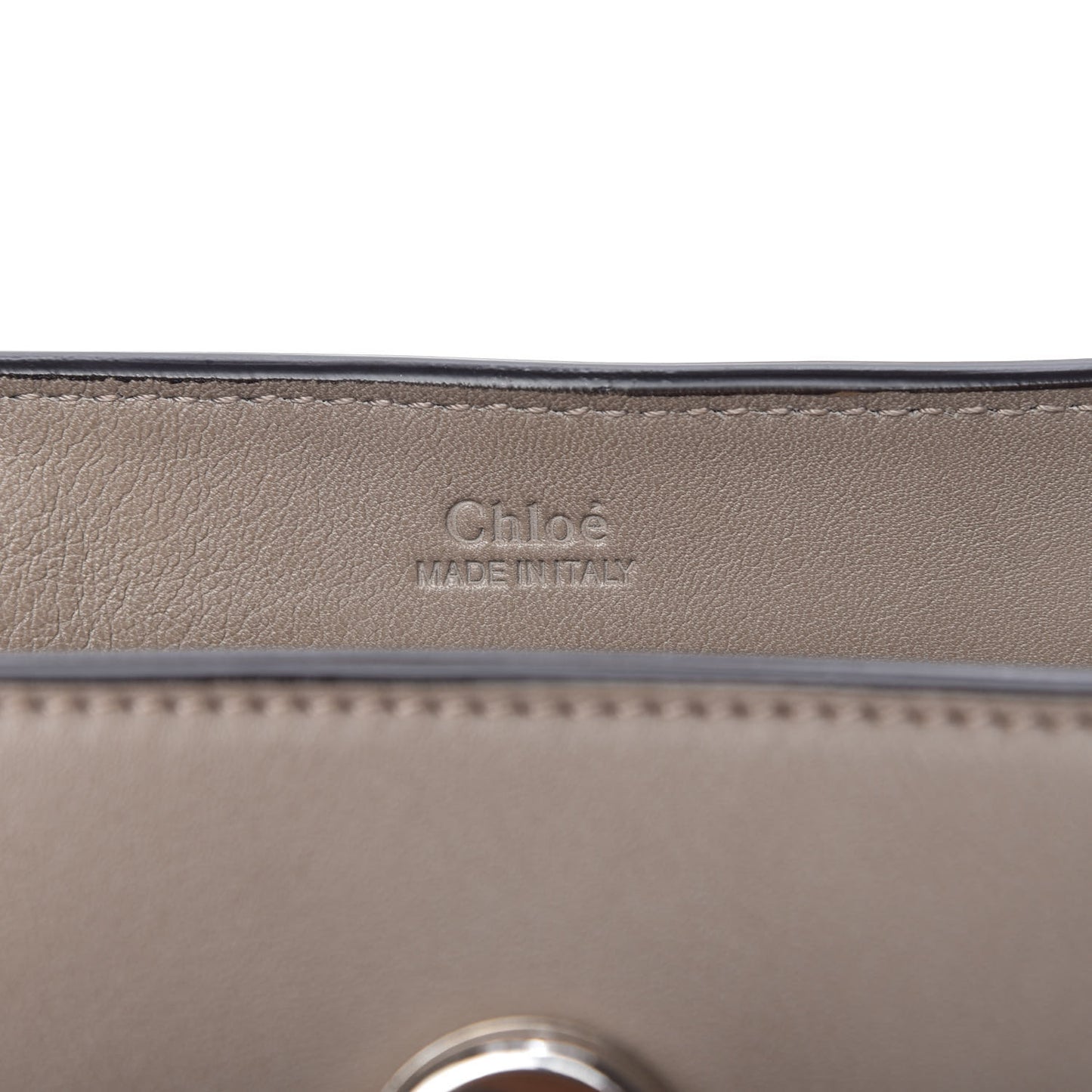 Calfskin Mini Faye Day Shoulder Bag Motty Grey