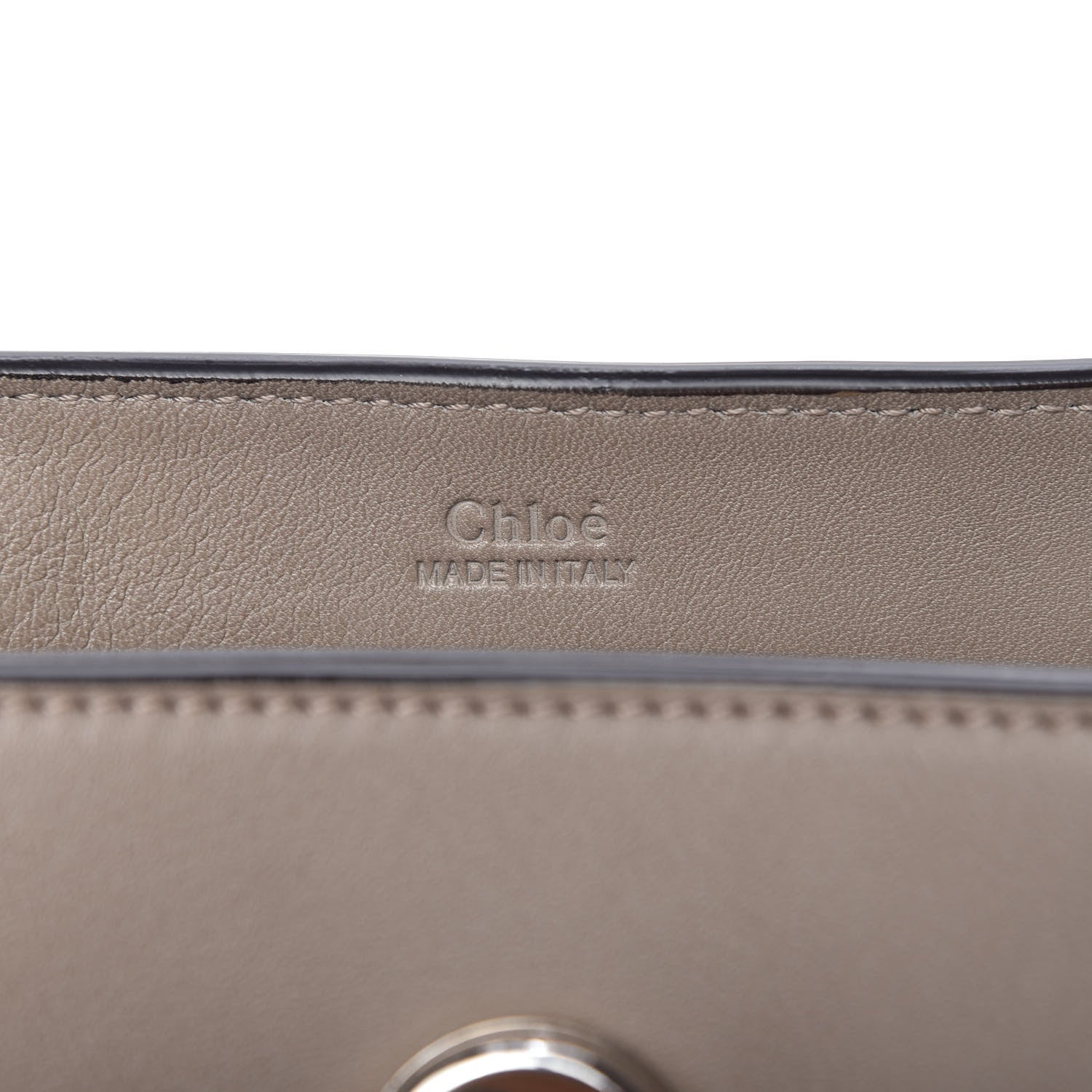 Chloe Calfskin Mini Faye Day Shoulder Bag Motty Grey 9 of 12
