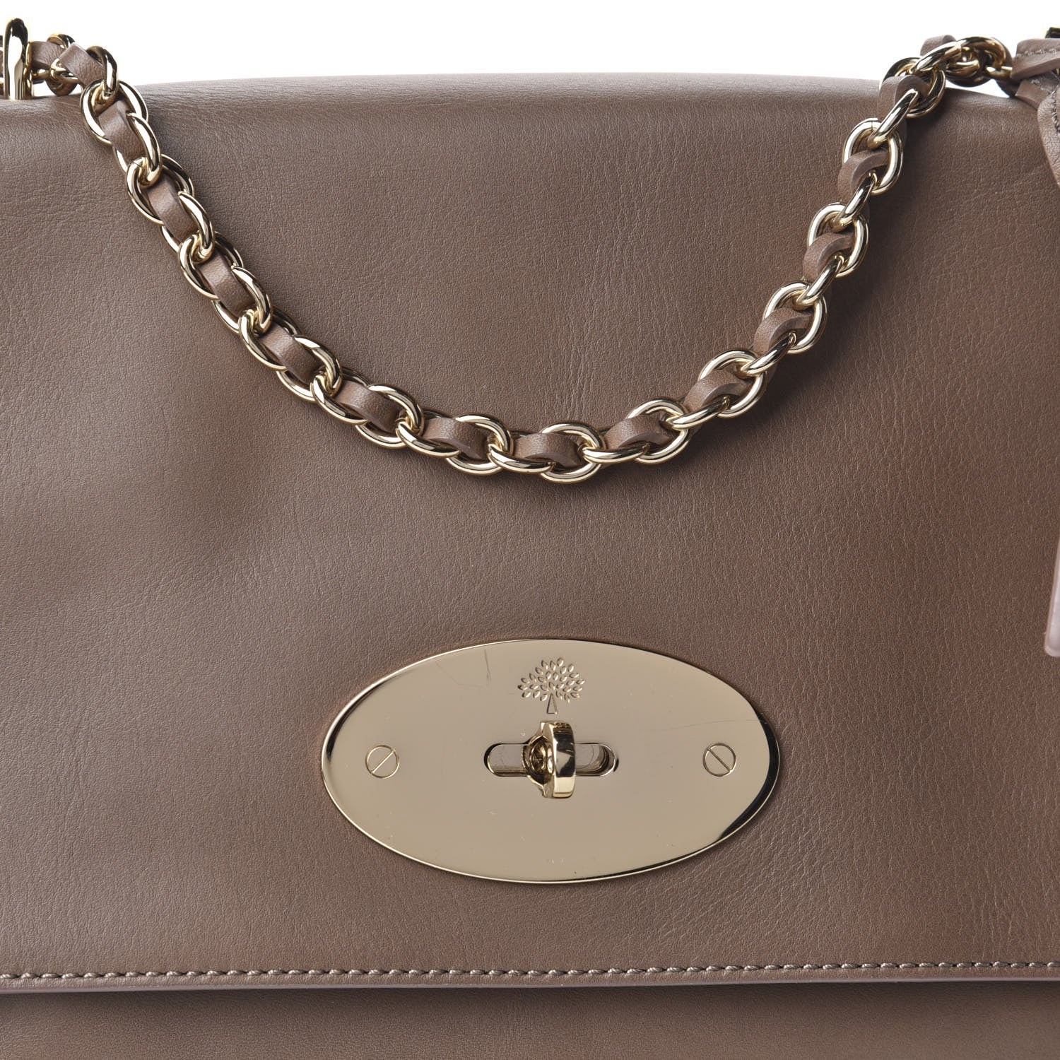 Mulberry Natural Calfskin Medium Lily Flap Clay 11 of 11