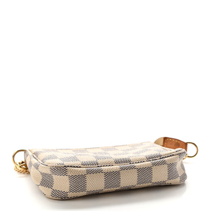 Louis Vuitton Damier Azur Mini Pochette Accessories 4 of 8