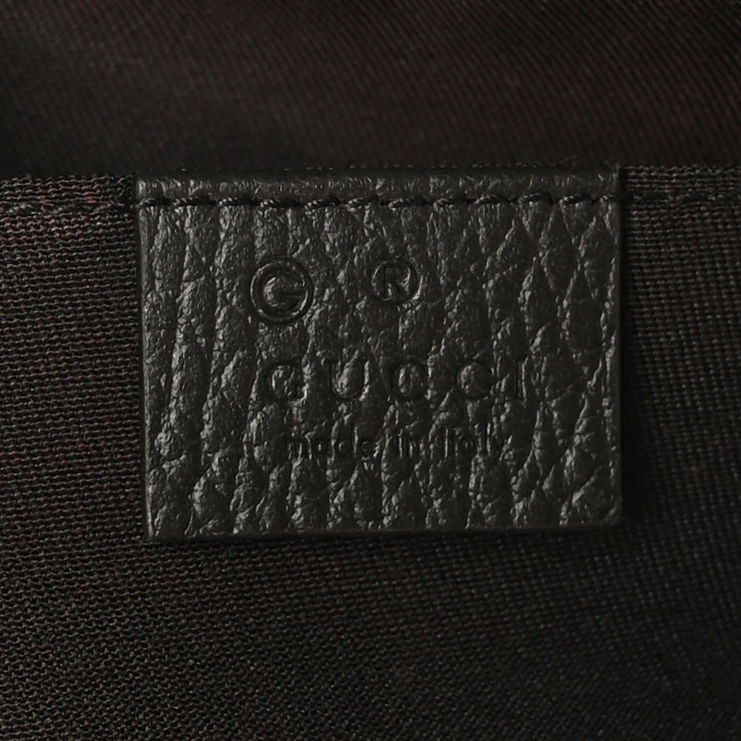 Monogram Dollar Calfskin Belt Bag Beige Ebony Testa di Moro Marrone Scuro