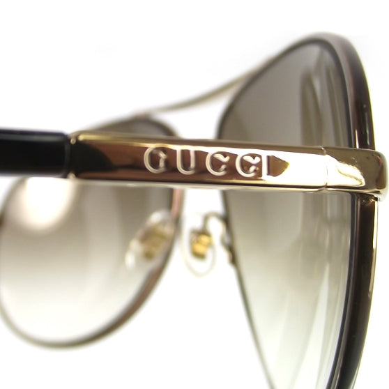 Gucci Aviator Sunglasses 1889S Gold 6 of 7