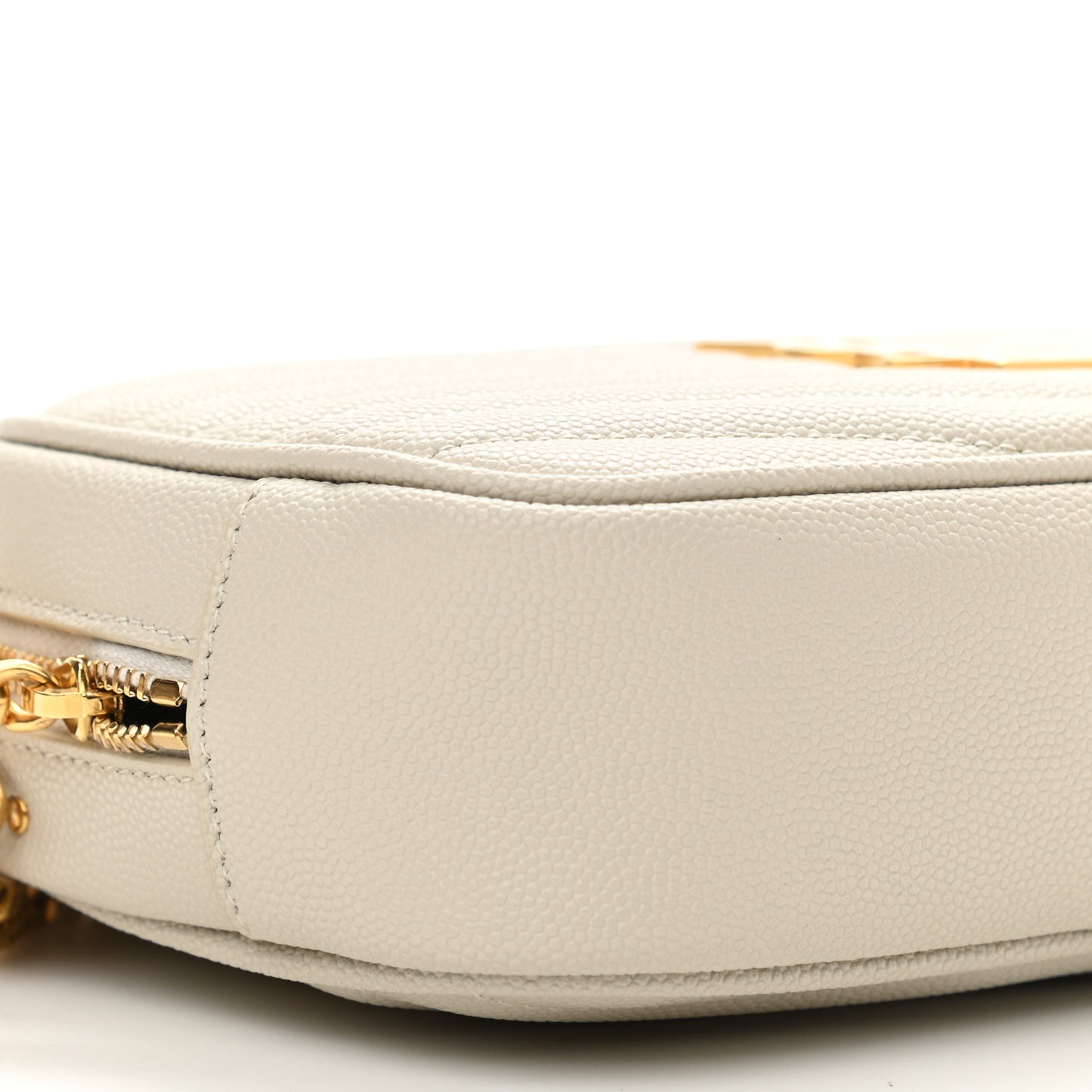 Grain De Poudre Matelasse Monogram Mini Lou Camera Bag Crema Soft