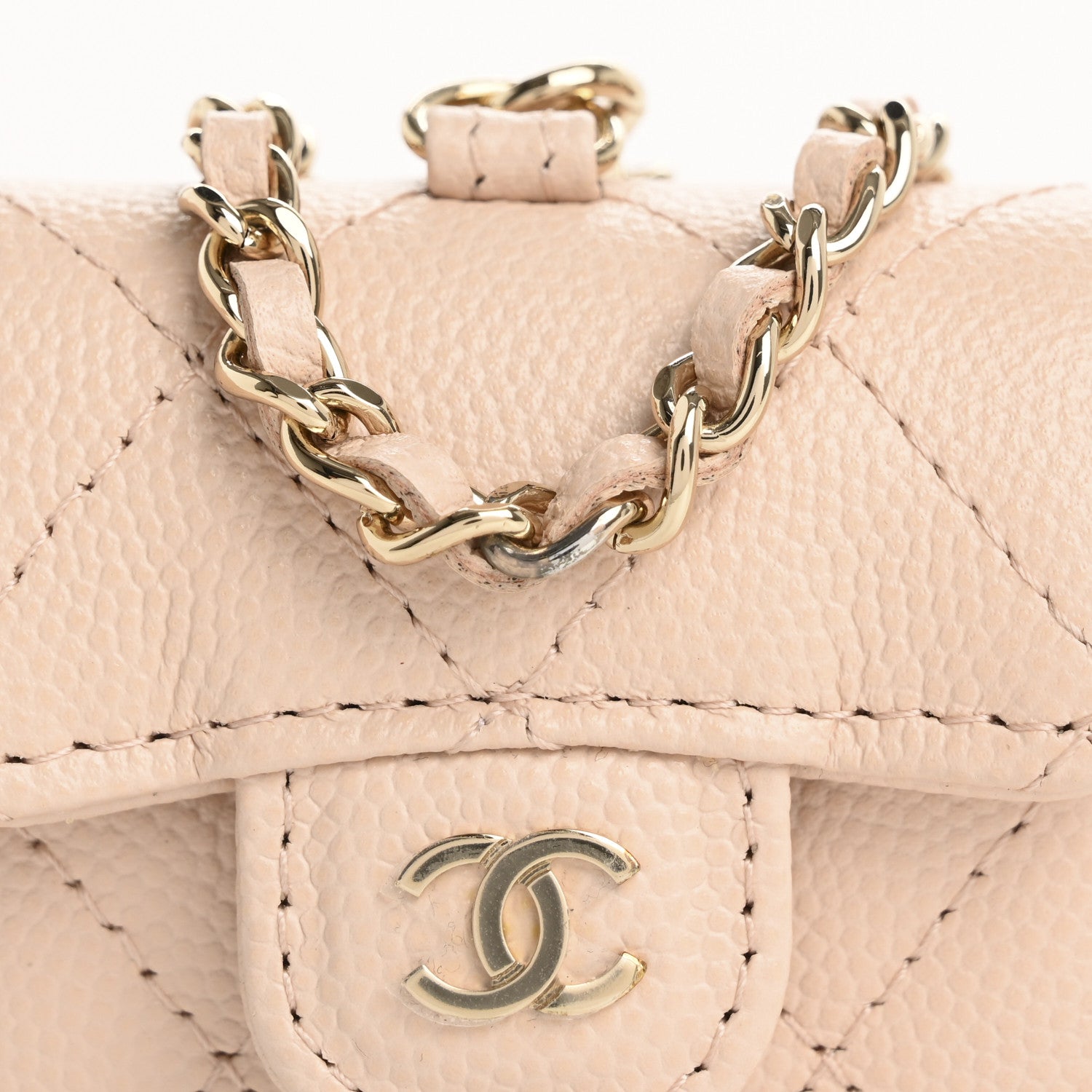 Chanel Caviar Quilted Airpods Pro Case Light Pink 7 of 11