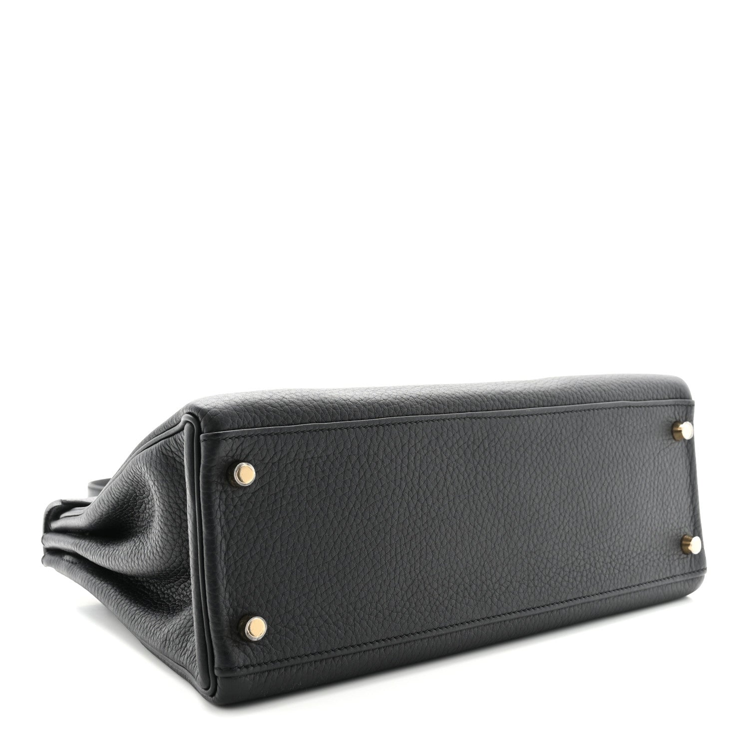 Hermes Taurillon Clemence Kelly Retourne 32 Black 4 of 9