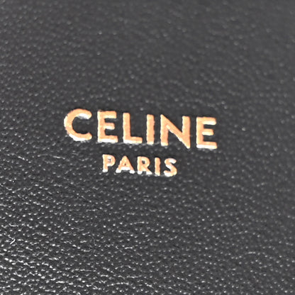 Celine x Christian Marclay Calfskin Zzhaa Printed Small C Bag Black White 6 of 11
