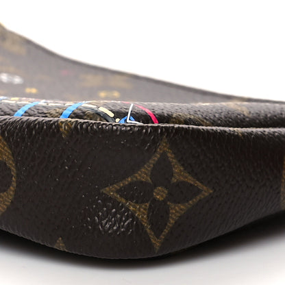 Louis Vuitton Monogram 2020 Christmas Animation Roller Coaster Mini Pochette Accessories Pivoine 9 of 9