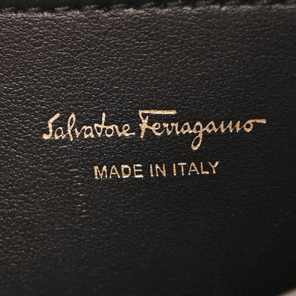 Salvatore Ferragamo Calfskin Medium Margot Top Handle Satchel Black 6 of 10