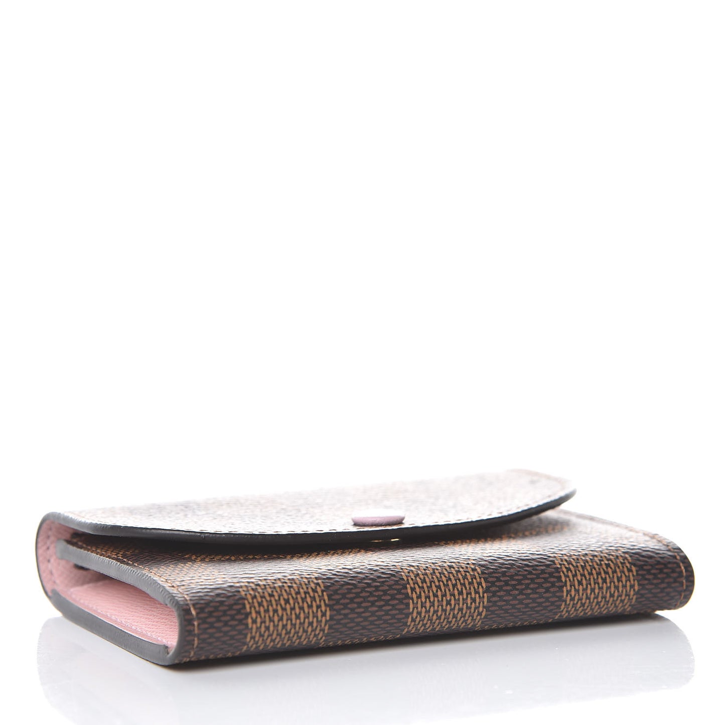 Damier Ebene Rosalie Coin Purse Rose Ballerine