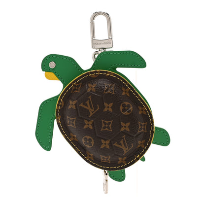 Louis Vuitton Monogram Calfskin LV Turtle Pouch Bag Charm Brown 1 of 5