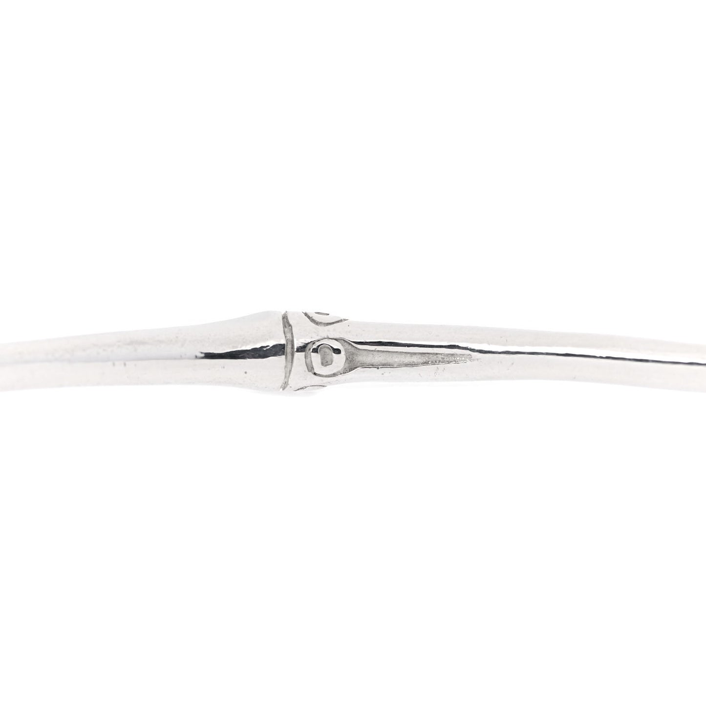 Sterling Silver Bamboo Bangle Bracelet Set of 3