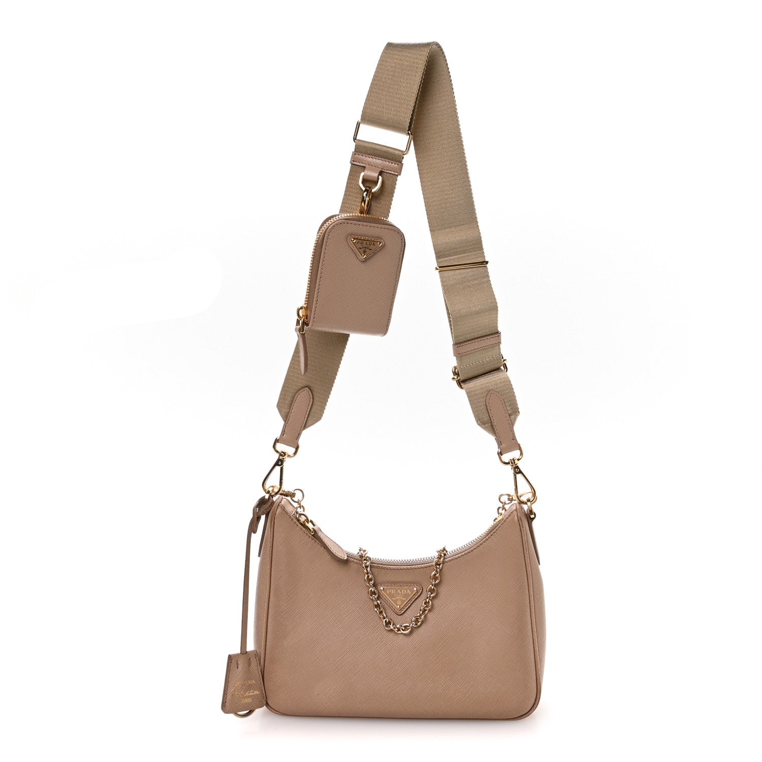 Prada Saffiano Lux Re-Edition 2005 Shoulder Bag Cammeo 1 of 11