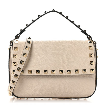 Valentino Garavani Calfskin Rockstud Crossbody Pouch Light Ivory 1 of 9