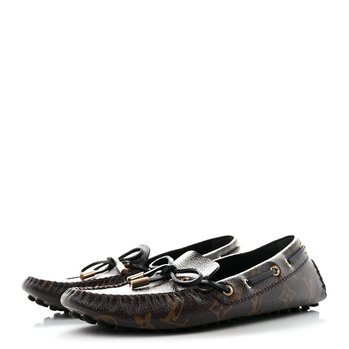 Patent Monogram Gloria Loafers 38