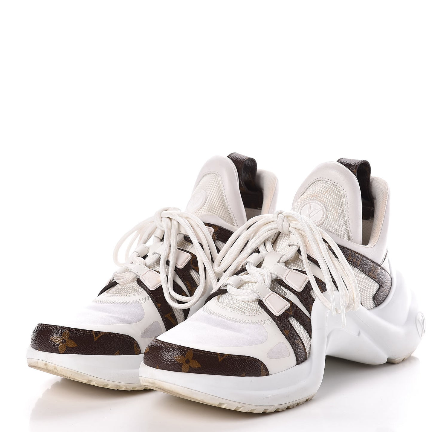 Patent Monogram LV Archlight Sneakers 37.5 White