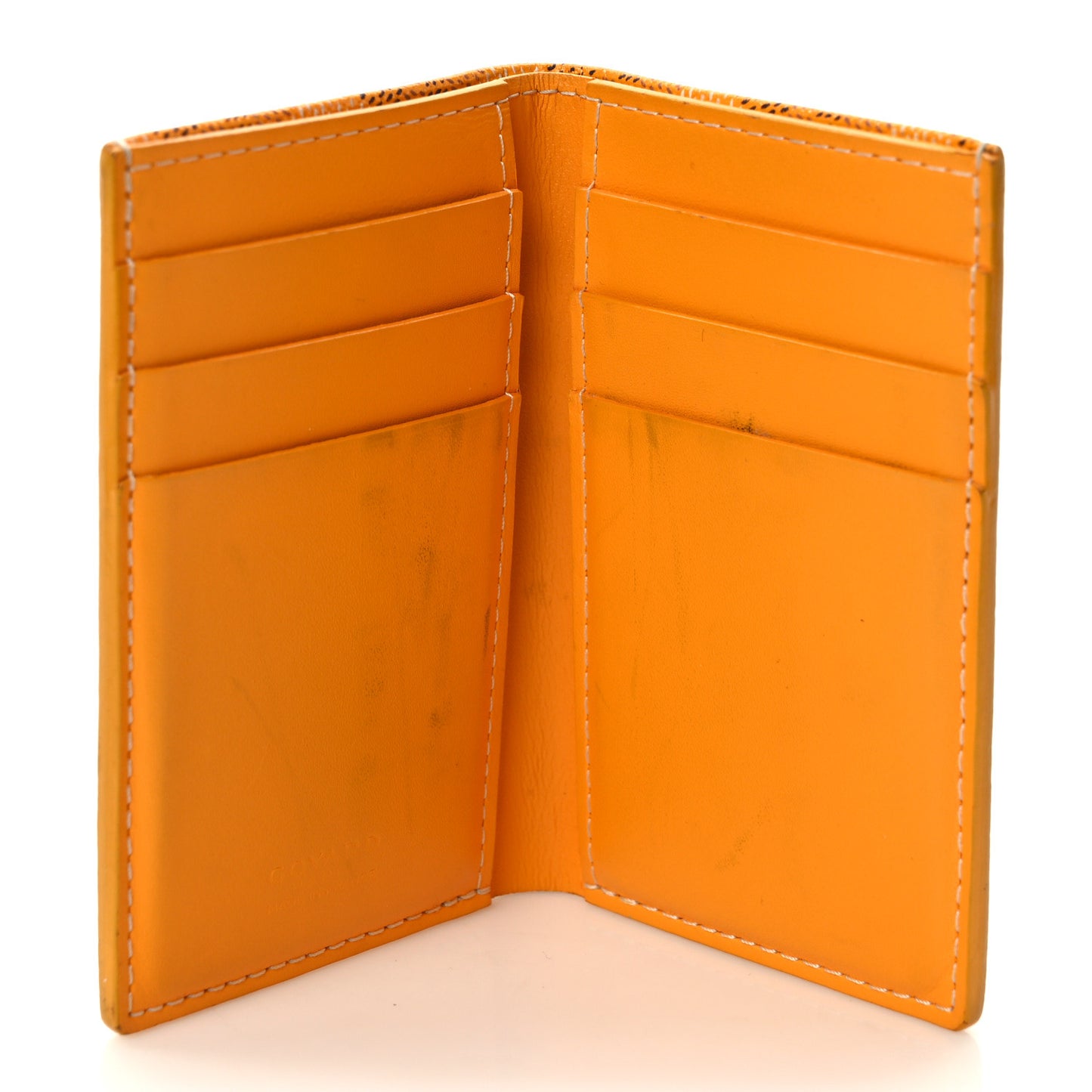 Goyardine Saint Pierre Card Holder Yellow