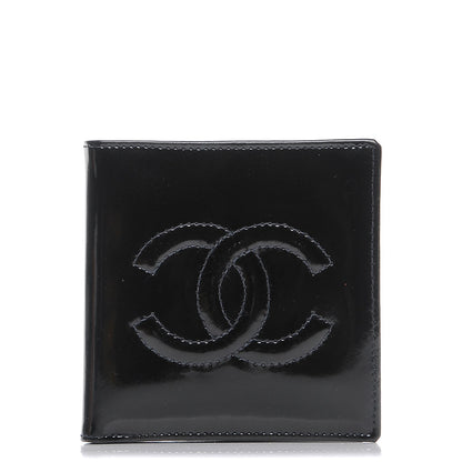 Chanel Patent CC Bi-Fold Wallet Black 1 of 9