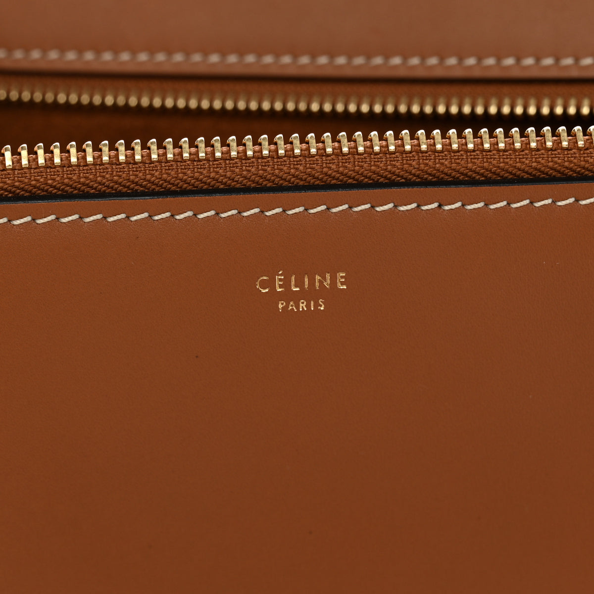 Smooth Calfskin Medium Edge Shoulder Bag Camel