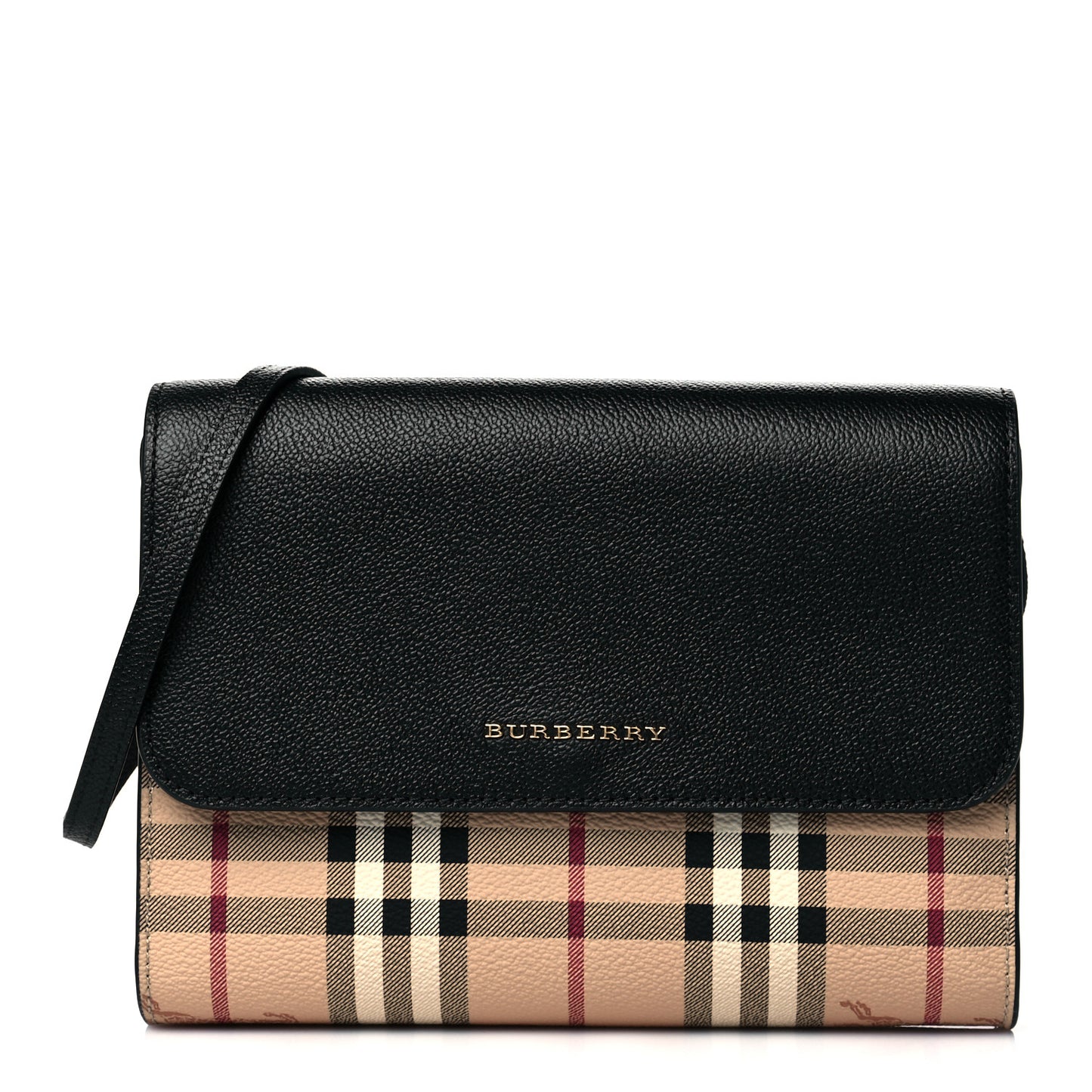 Haymarket Check Small Loxley Crossbody Black