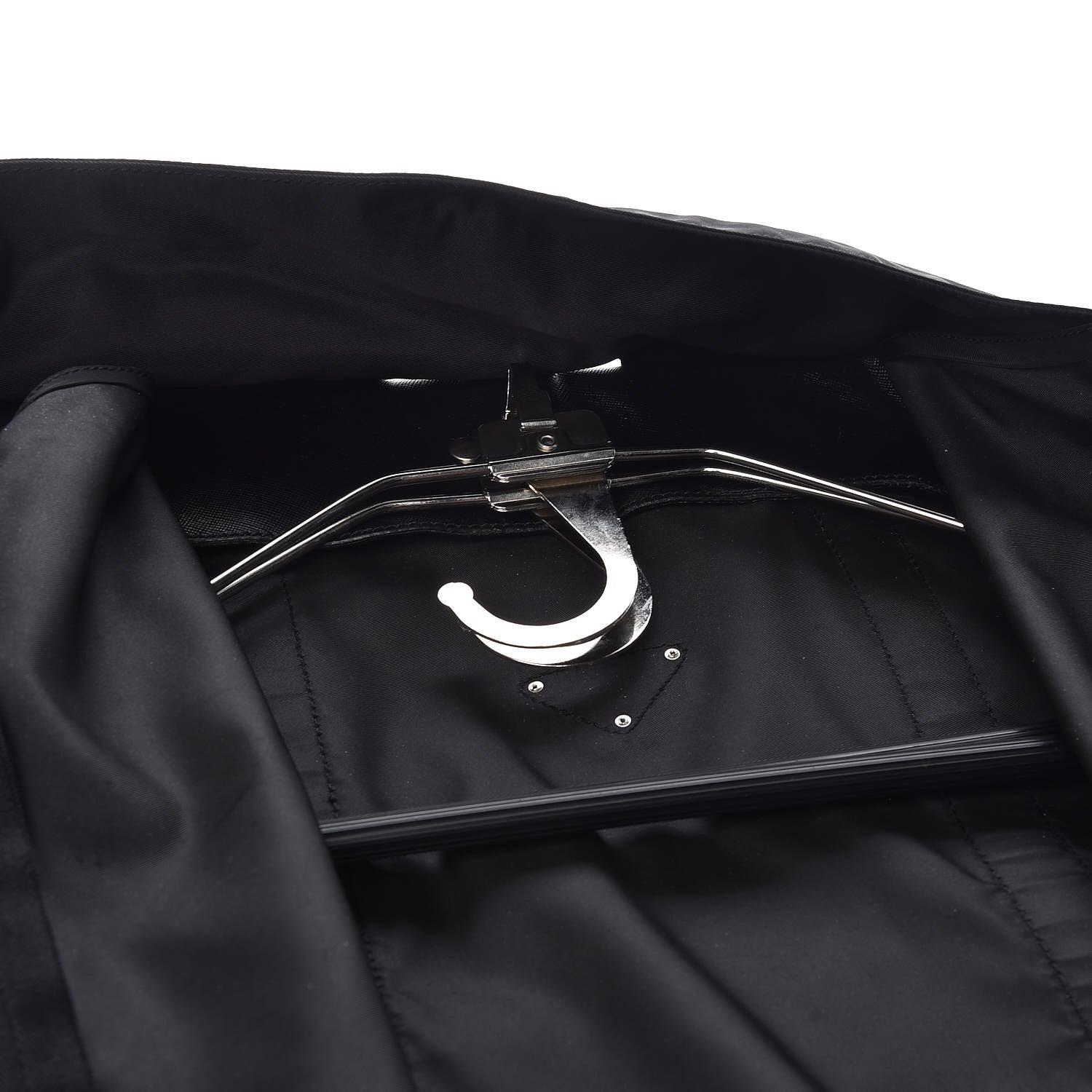 Prada Tessuto Nylon Viaggio Garment Bag Black 9 of 10