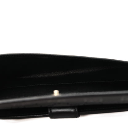 Gucci Imprime Monogram GG Pierce Continental Flap Wallet Black 5 of 7