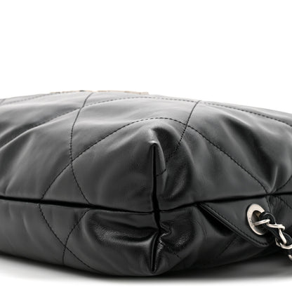 Chanel Shiny Calfskin Quilted Chanel 22 Backpack Black 9 of 10