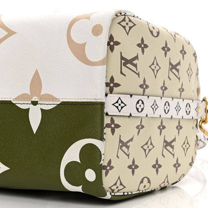 Louis Vuitton Monogram Giant Speedy Bandouliere 30 Kaki Beige 9 of 11