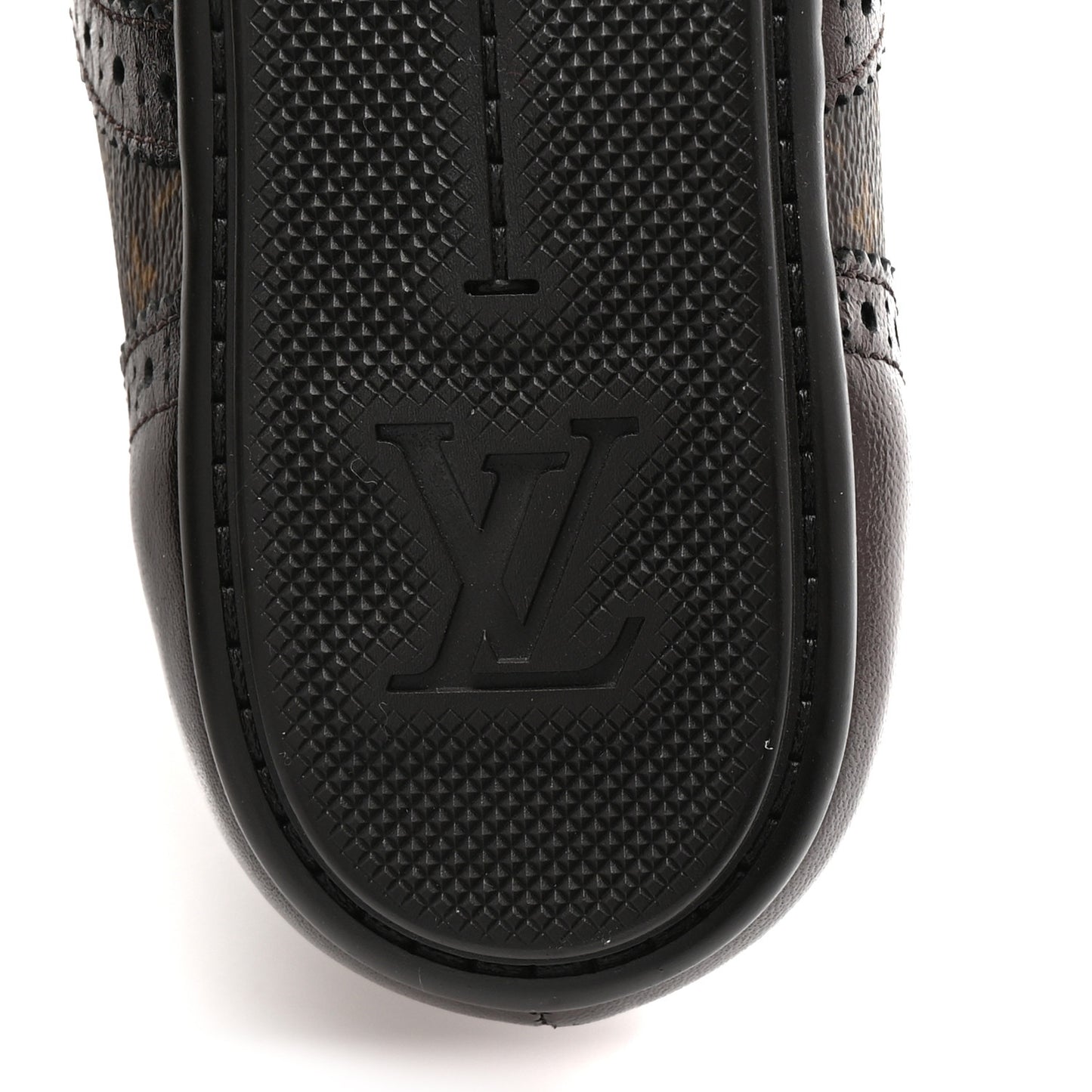 Calfskin Monogram Lyrics Sneakers 38 Bronze