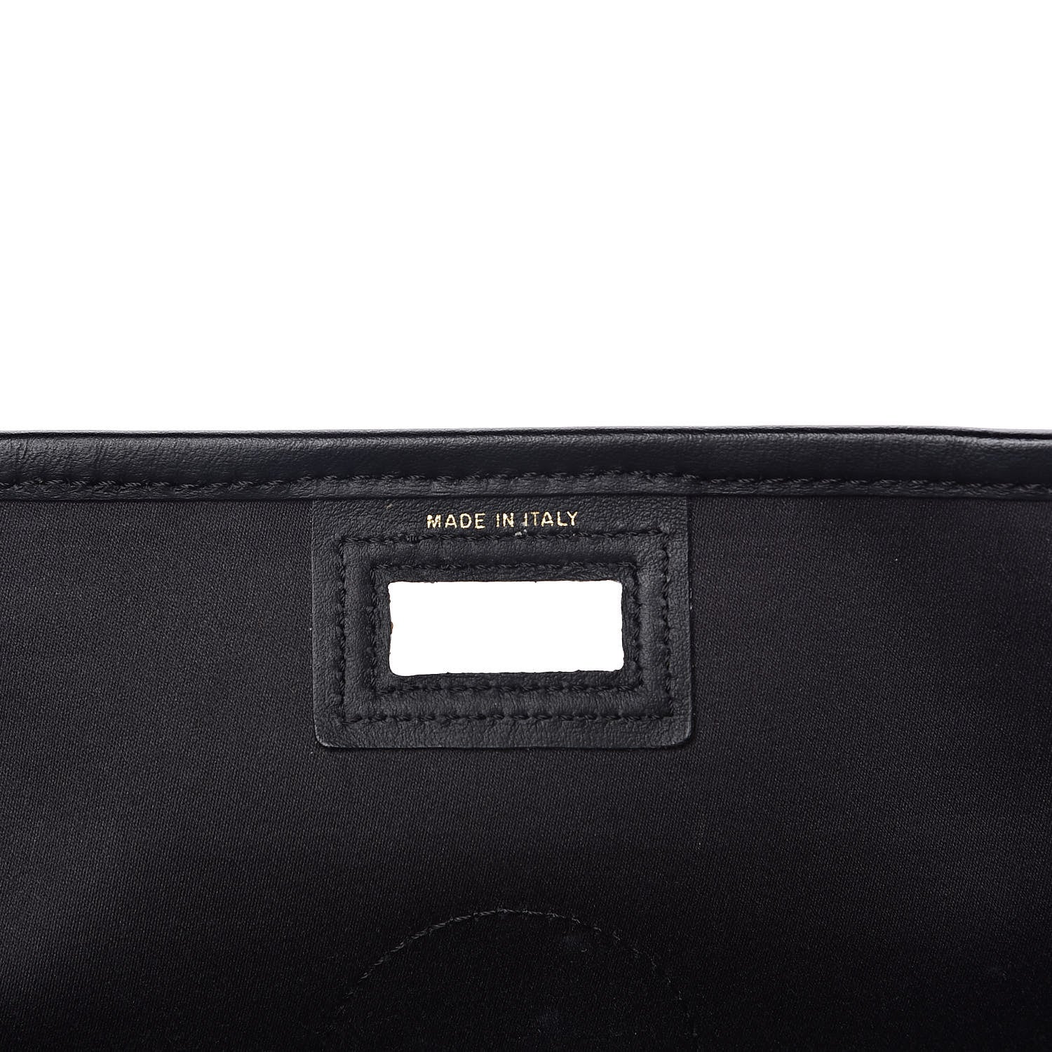 Fendi Glazed Fabric Vitello Century FF 1974 Stamp Patch Mini Peekaboo Defender Cover Mogano Panna Black 8 of 8