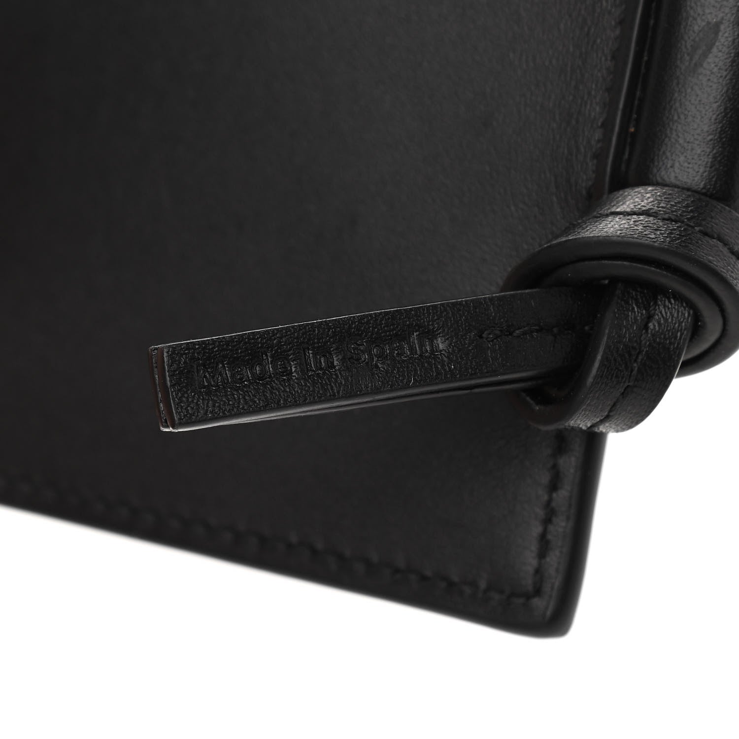 Loewe Calfskin Embossed Puzzle Crossbody Card Holder Black 7 of 7