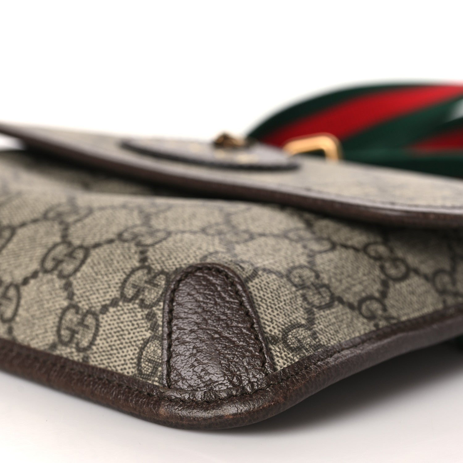 Gucci GG Supreme Monogram Neo Vintage Web Belt Bag Brown 8 of 8