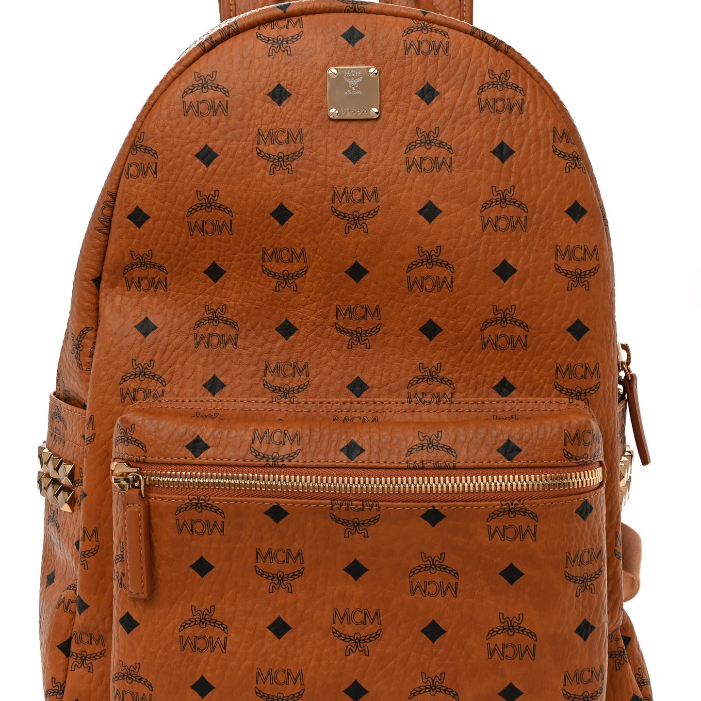 Visetos Mens Medium Stark Backpack Cognac