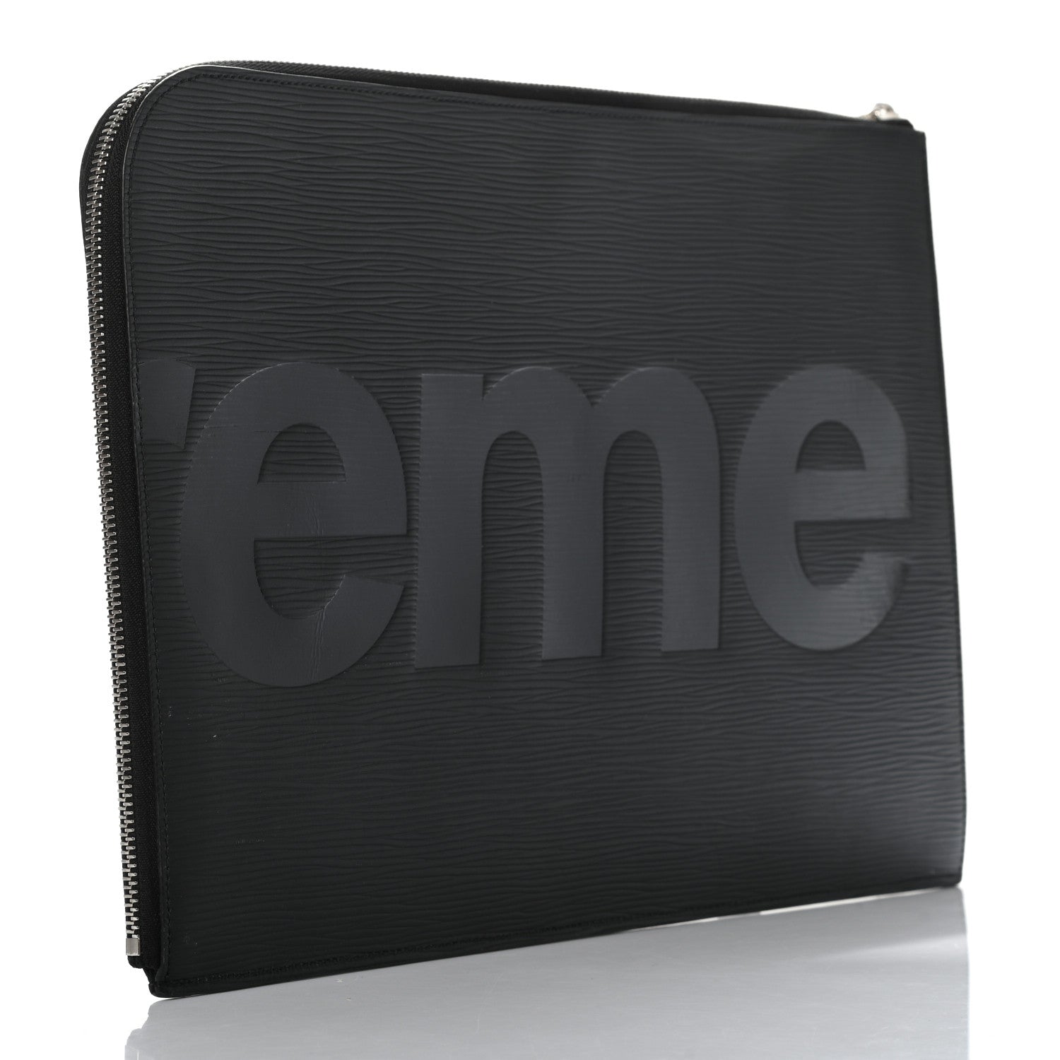 Louis Vuitton X SUPREME Epi Pochette Jour GM Black 3 of 7