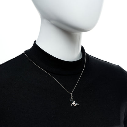 Tiffany Sterling Silver Dragonfly Pendant Necklace 2 of 6
