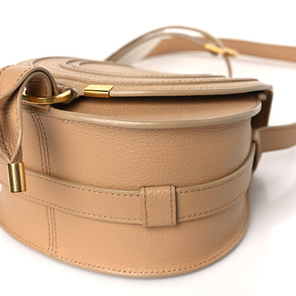 Chloe Grained Calfskin Small Marcie Saddle Bag Root Beige 9 of 9