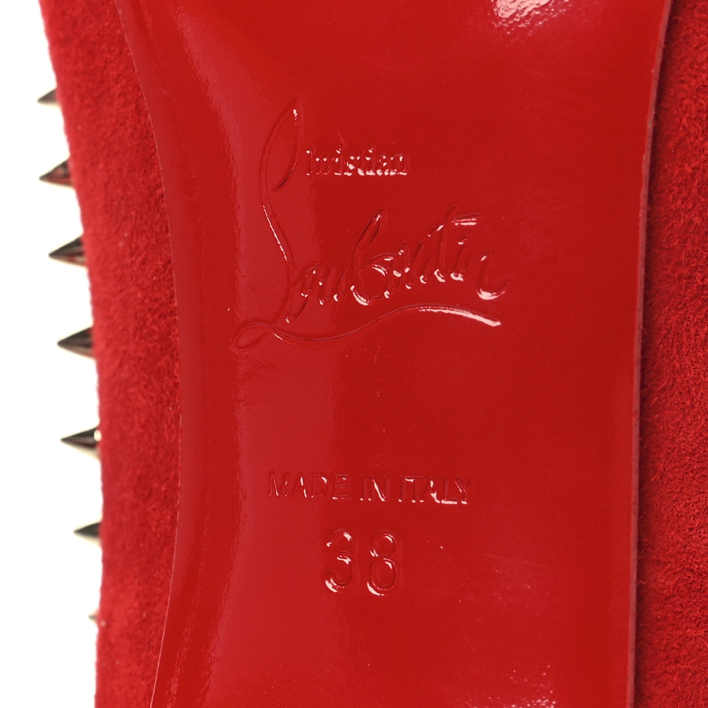 Veau Velours Anjalina 85 Pumps 38 Loubi
