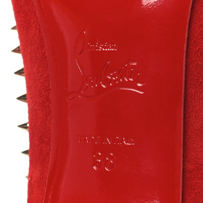 Christian Louboutin Veau Velours Anjalina 85 Pumps 38 Loubi 7 of 9