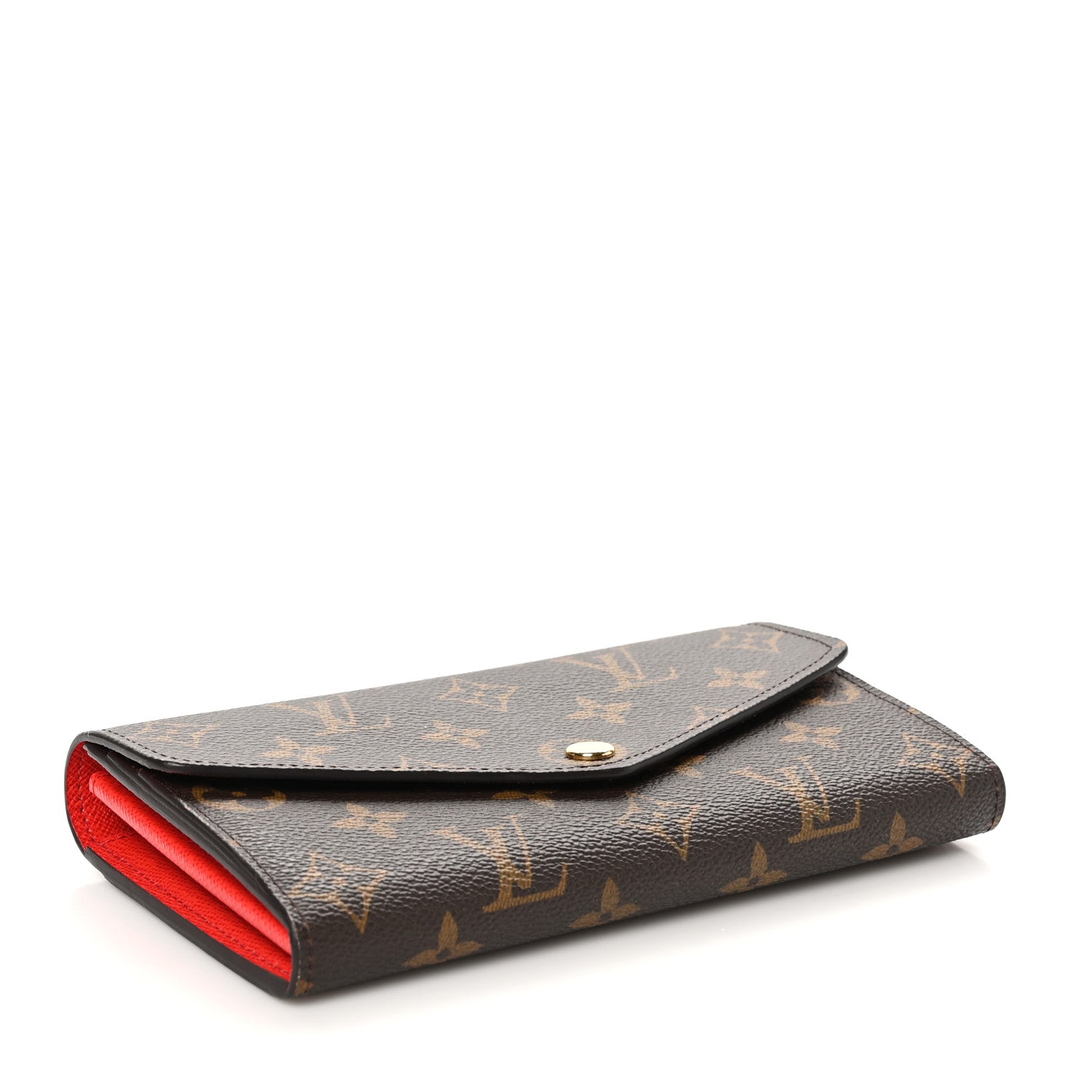 Louis Vuitton Monogram Sarah Wallet NM Coquelicot 4 of 8