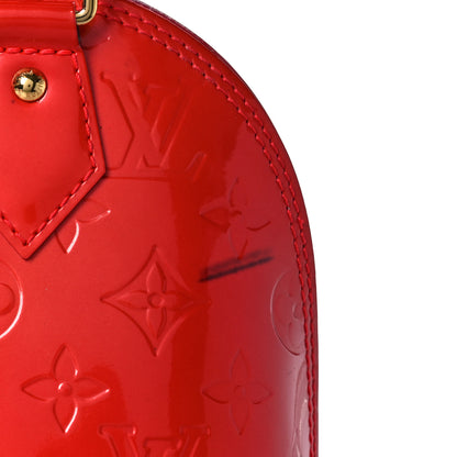 Louis Vuitton Vernis Alma BB Cherry 12 of 15
