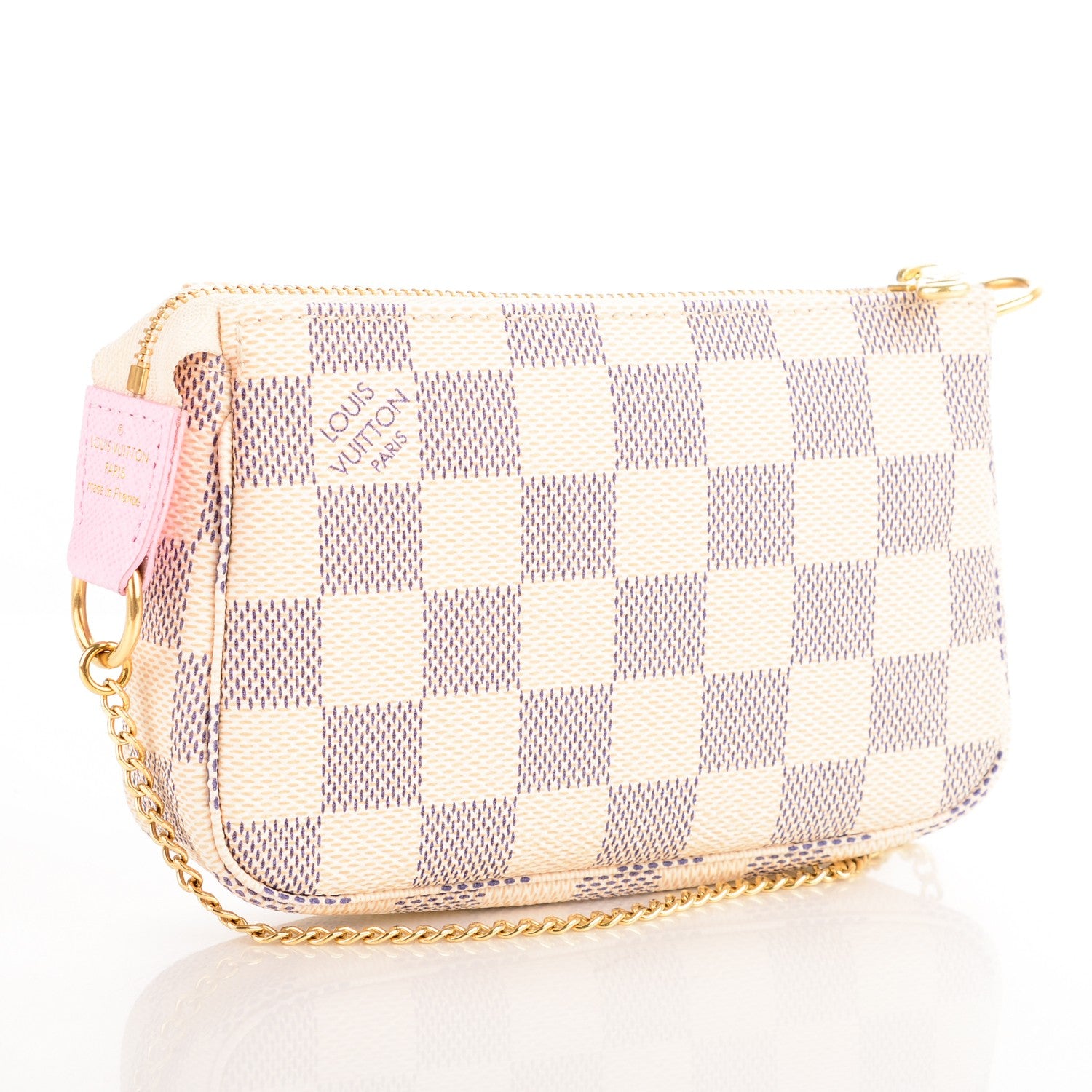 Louis Vuitton Damier Azur 2016 Christmas Animation Mini Pochette Accessories 3 of 7
