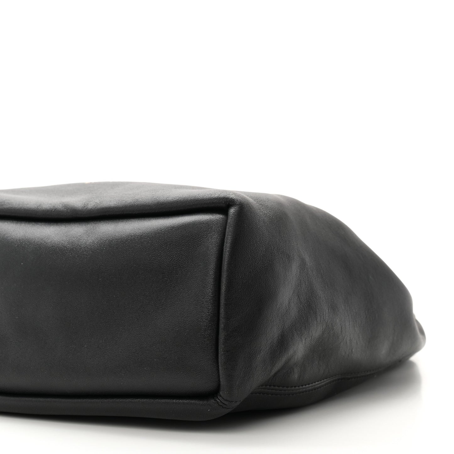 Buttery Nappa Small Squeeze Bag Black