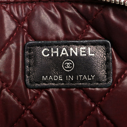 Chanel Lambskin Quilted Large Cosmetic Case Black 6 of 11