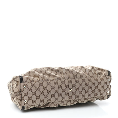 Gucci Monogram D Gold Tote Dark Brown 3 of 8